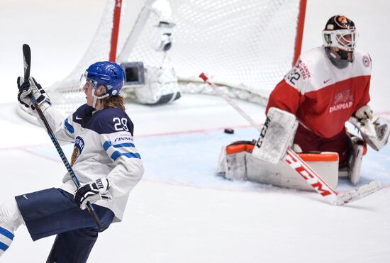 World Ice Hockey Championship. Finland vs. Denmark