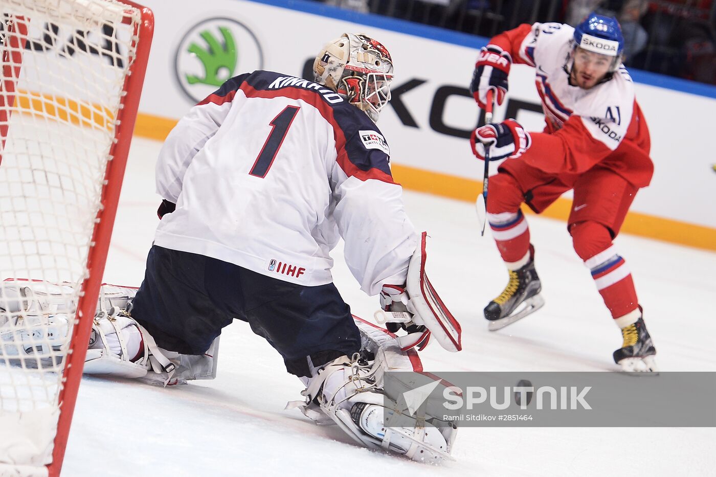 World Ice Hockey Championship. Czech Republic vs. USA