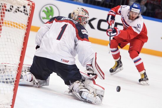 World Ice Hockey Championship. Czech Republic vs. USA