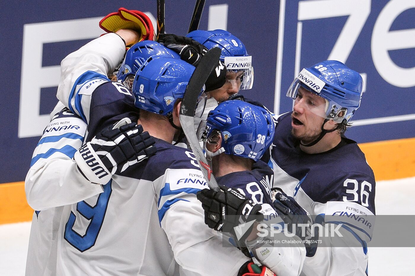 World Ice Hockey Championship. Finland vs. Denmark
