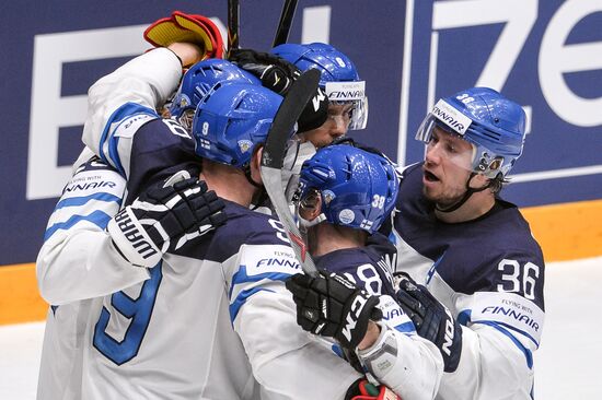 World Ice Hockey Championship. Finland vs. Denmark