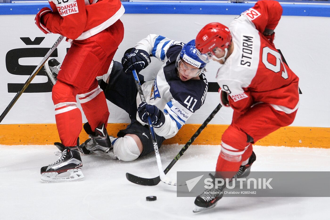 World Ice Hockey Championship. Finland vs. Denmark