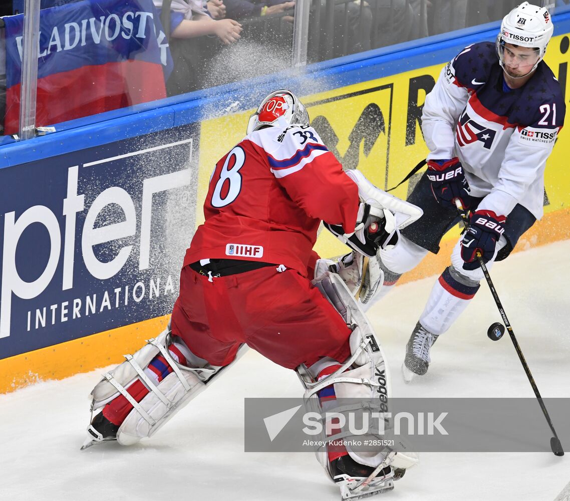 2016 IIHF World Championship. Czech Republic vs. United States