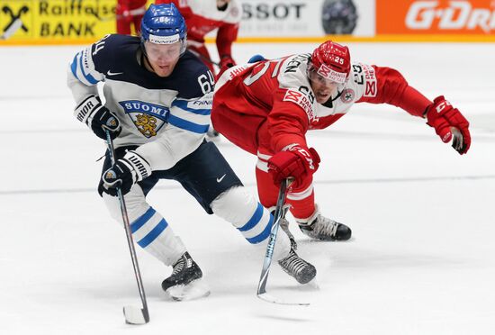 World Ice Hockey Championship. Finland vs. Denmark