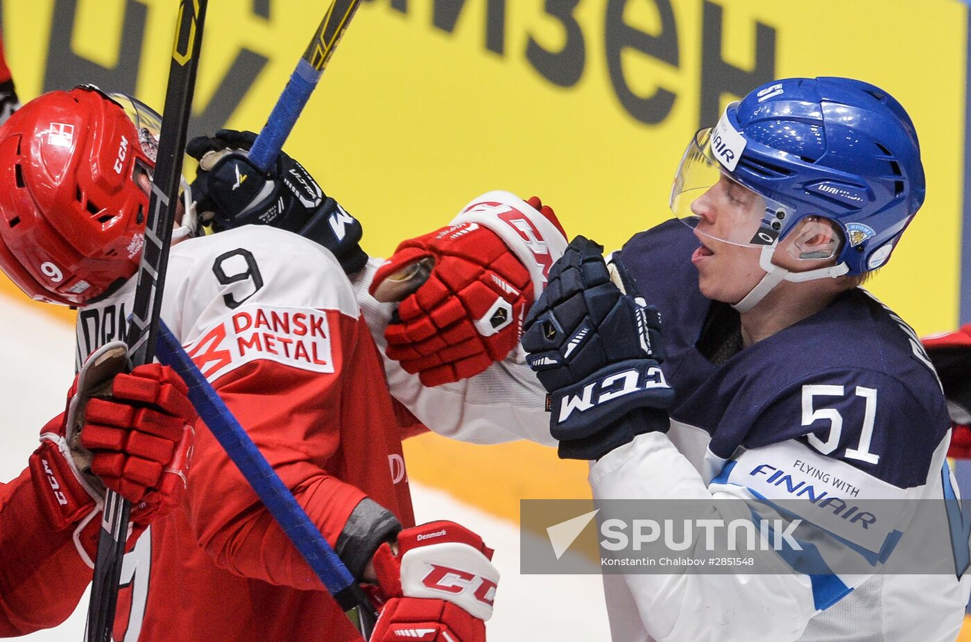 World Ice Hockey Championship. Finland vs. Denmark
