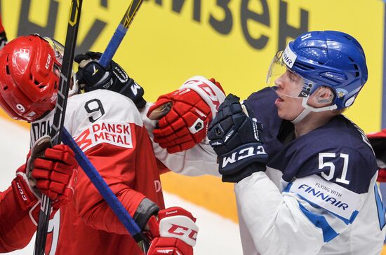 World Ice Hockey Championship. Finland vs. Denmark