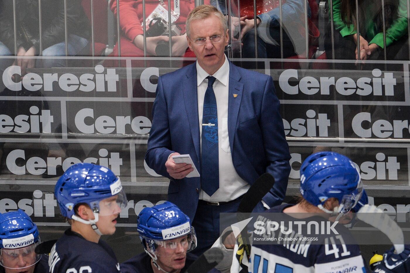 World Ice Hockey Championship. Finland vs. Denmark