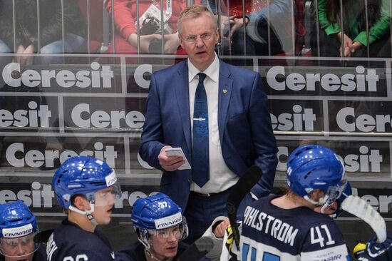 World Ice Hockey Championship. Finland vs. Denmark