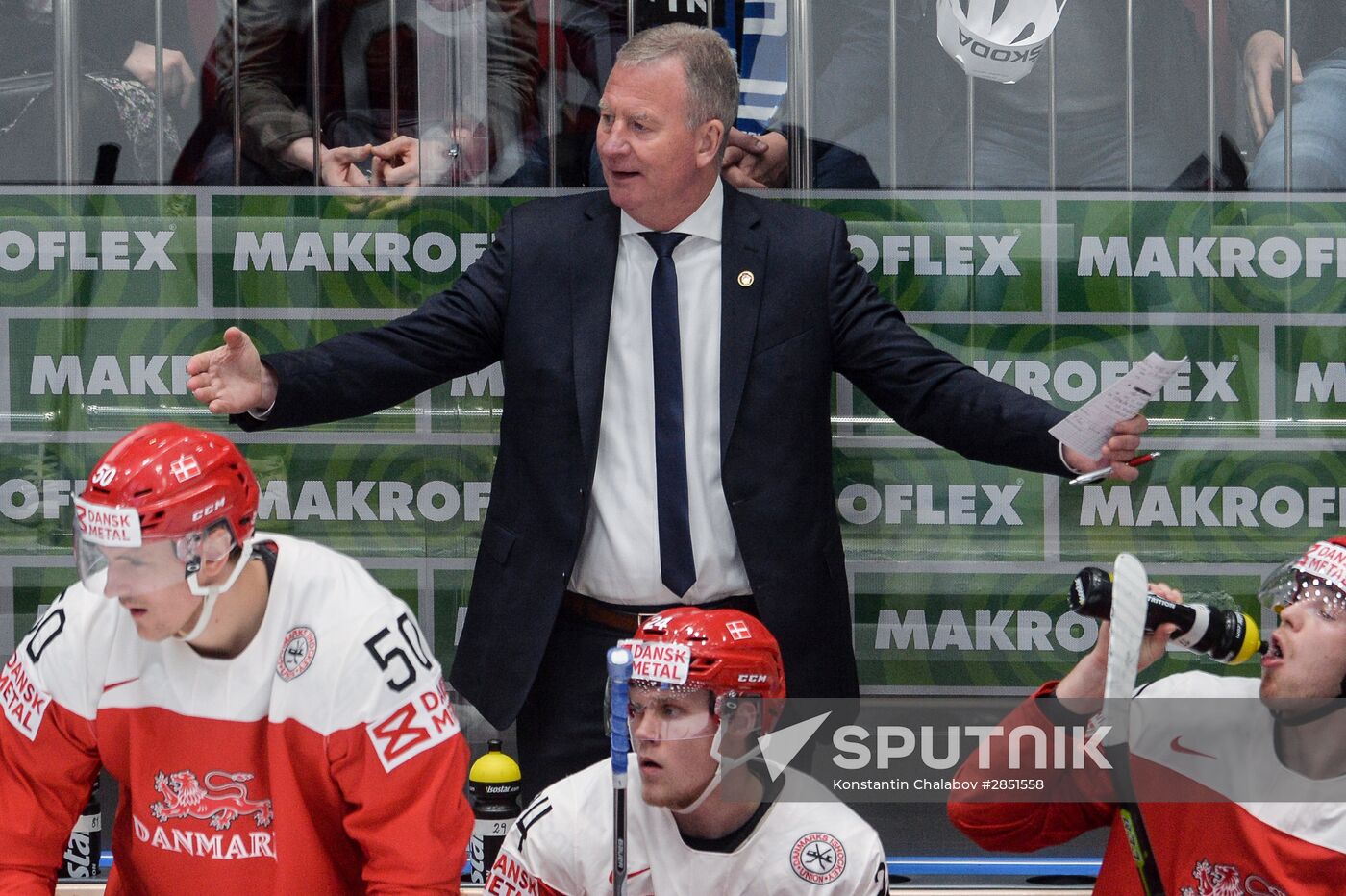 World Ice Hockey Championship. Finland vs. Denmark