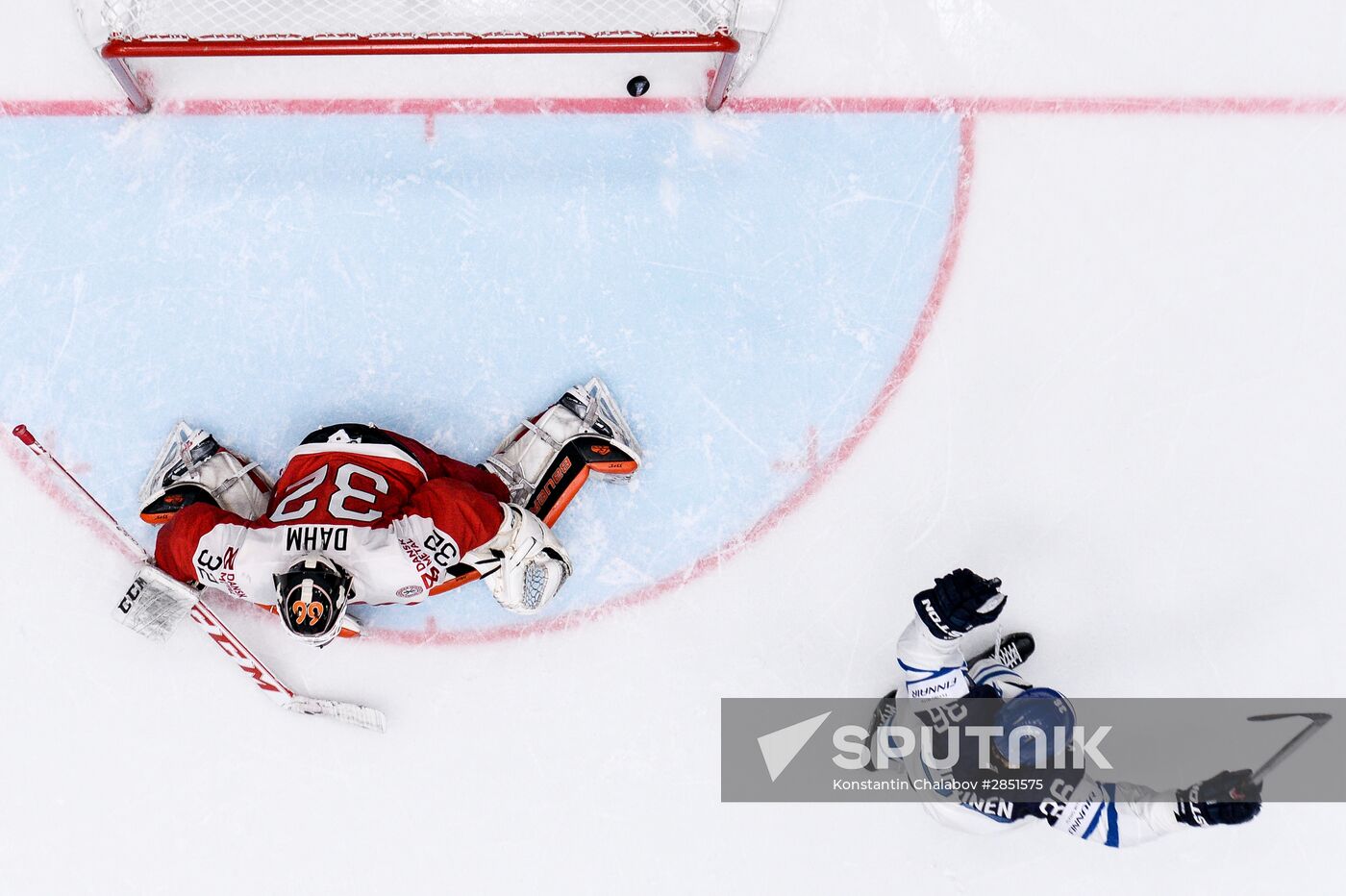 World Ice Hockey Championship. Finland vs. Denmark