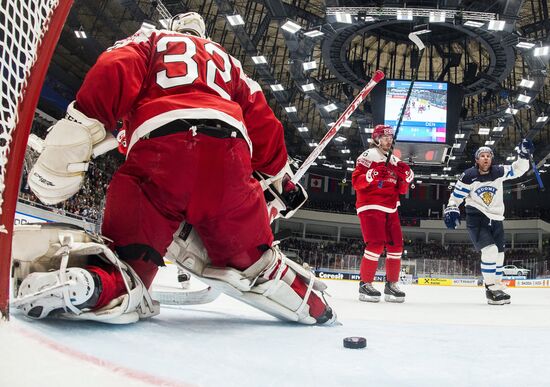 World Ice Hockey Championship. Finland vs. Denmark