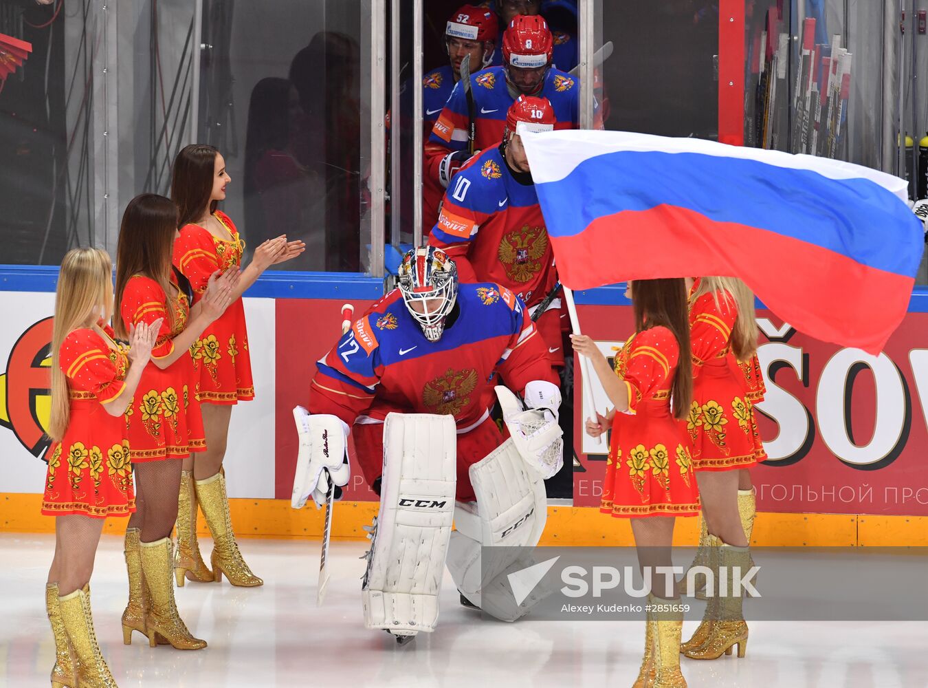 2016 IIHF World Ice Hockey Championship. Russia vs. Germany
