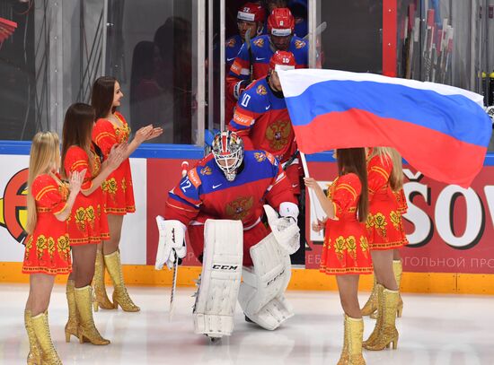 2016 IIHF World Ice Hockey Championship. Russia vs. Germany