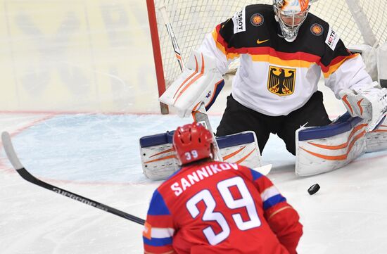2016 IIHF World Ice Hockey Championship. Russia vs. Germany