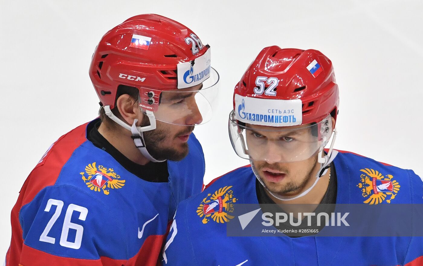 2016 IIHF World Ice Hockey Championship. Russia vs. Germany