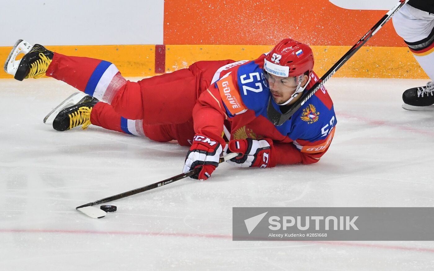 2016 IIHF World Ice Hockey Championship. Russia vs. Germany