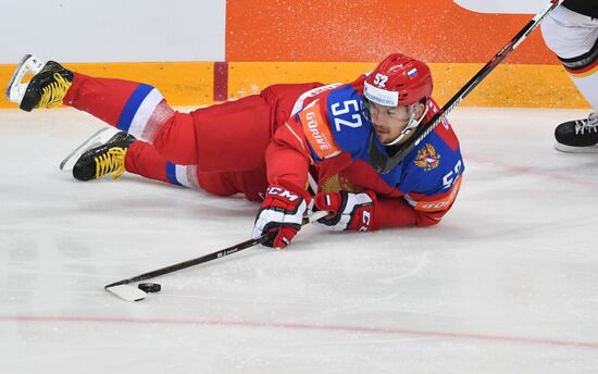 2016 IIHF World Ice Hockey Championship. Russia vs. Germany