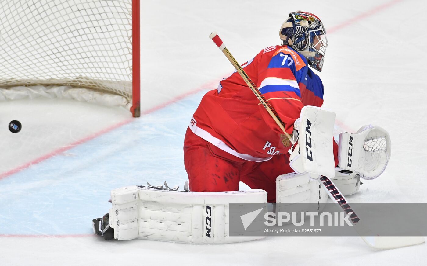 2016 IIHF World Ice Hockey Championship. Russia vs. Germany
