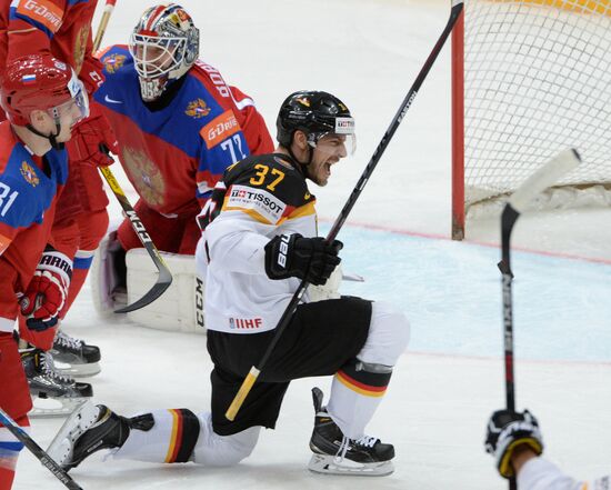 2016 IIHF World Ice Hockey Championship. Russia vs. Germany