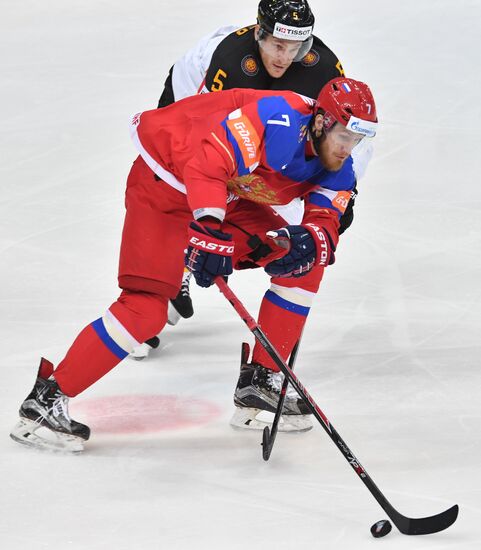 2016 IIHF World Ice Hockey Championship. Russia vs. Germany