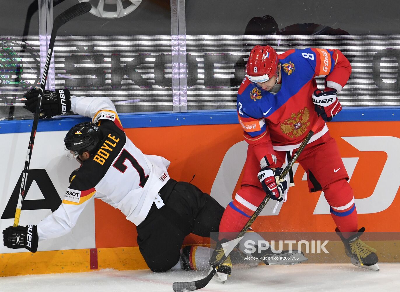 2016 IIHF World Ice Hockey Championship. Russia vs. Germany