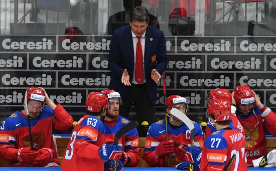 2016 IIHF World Ice Hockey Championship. Russia vs. Germany