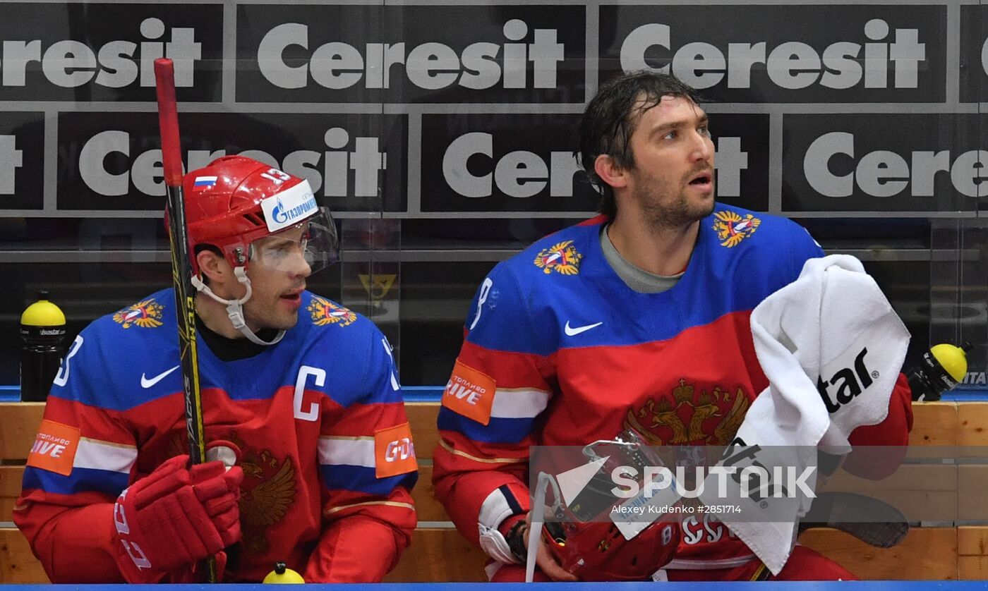 2016 IIHF World Ice Hockey Championship. Russia vs. Germany