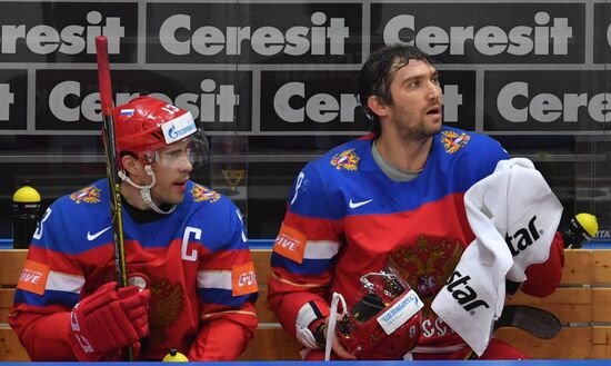 2016 IIHF World Ice Hockey Championship. Russia vs. Germany