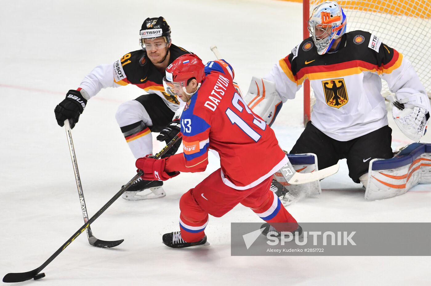 2016 IIHF World Ice Hockey Championship. Russia vs. Germany