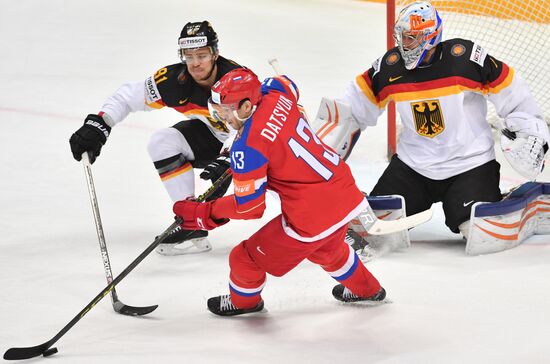 2016 IIHF World Ice Hockey Championship. Russia vs. Germany