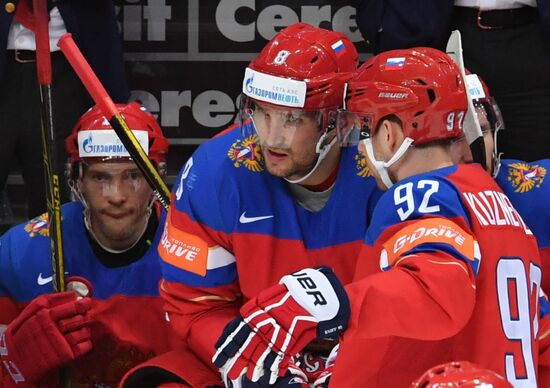 2016 IIHF World Ice Hockey Championship. Russia vs. Germany
