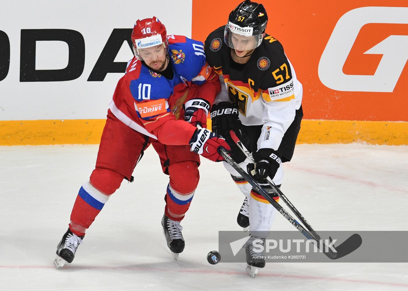 2016 IIHF World Ice Hockey Championship. Russia vs. Germany