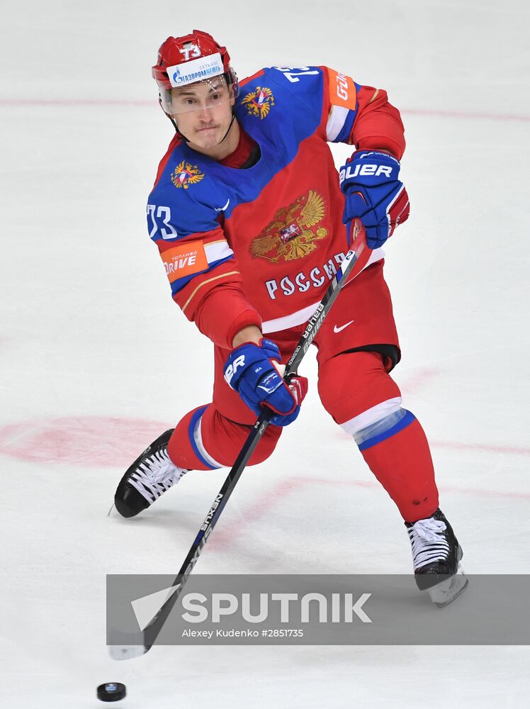 2016 IIHF World Ice Hockey Championship. Russia vs. Germany