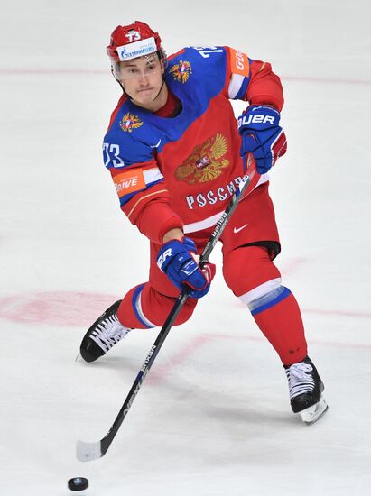 2016 IIHF World Ice Hockey Championship. Russia vs. Germany