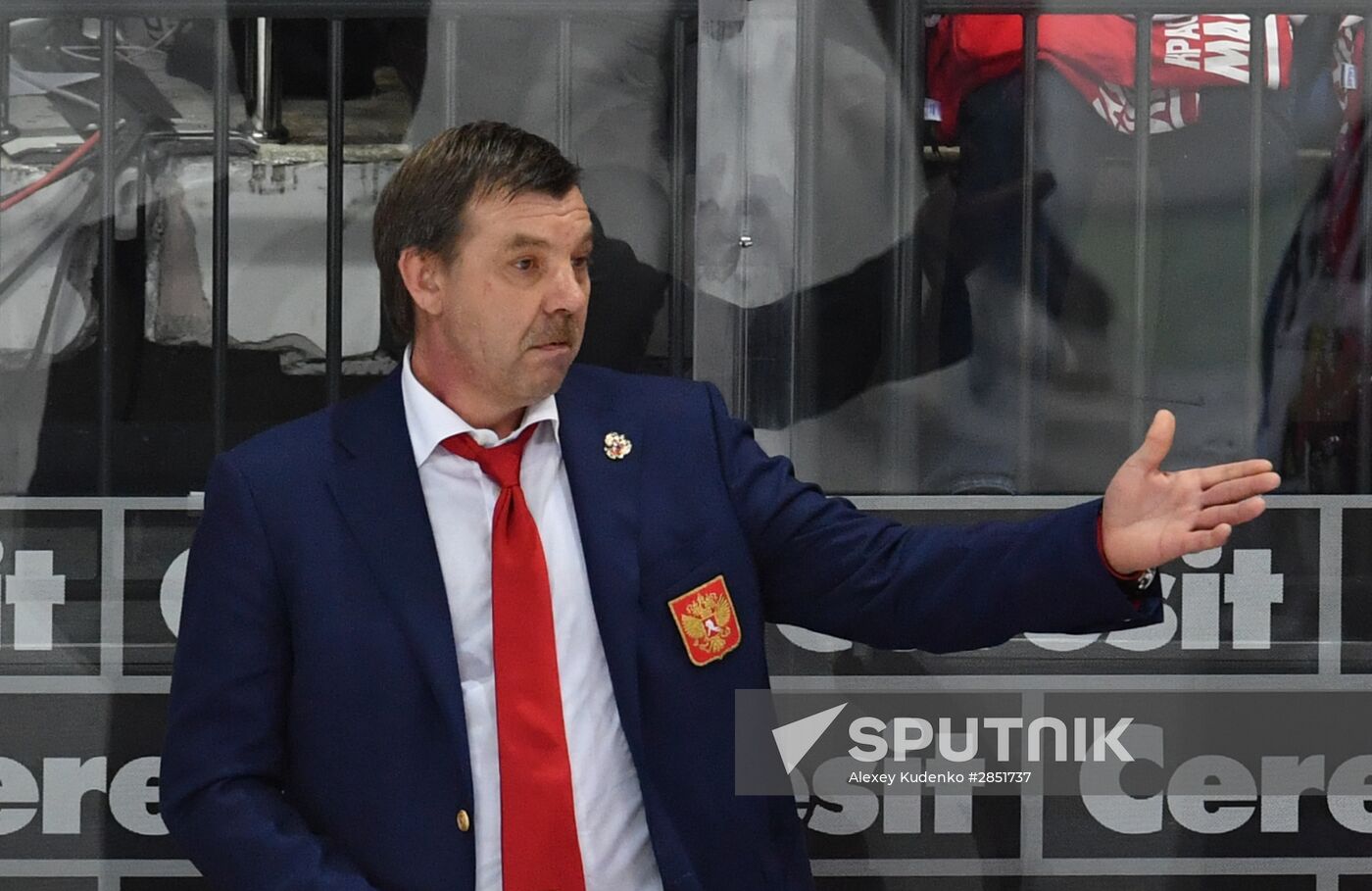 2016 IIHF World Ice Hockey Championship. Russia vs. Germany