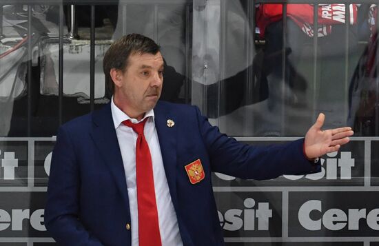 2016 IIHF World Ice Hockey Championship. Russia vs. Germany