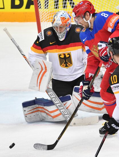 2016 IIHF World Ice Hockey Championship. Russia vs. Germany