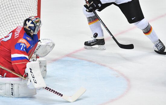 2016 IIHF World Ice Hockey Championship. Russia vs. Germany