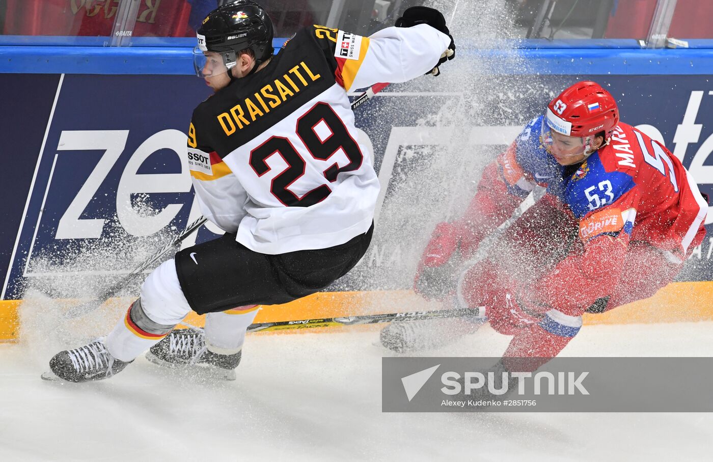 2016 IIHF World Ice Hockey Championship. Russia vs. Germany