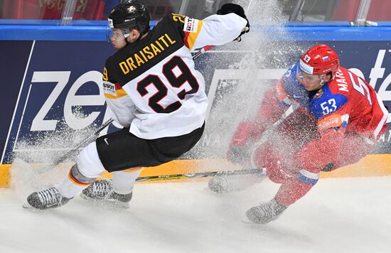 2016 IIHF World Ice Hockey Championship. Russia vs. Germany