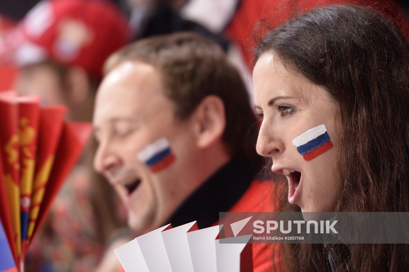 2016 IIHF World Ice Hockey Championship. Russia vs. Germany
