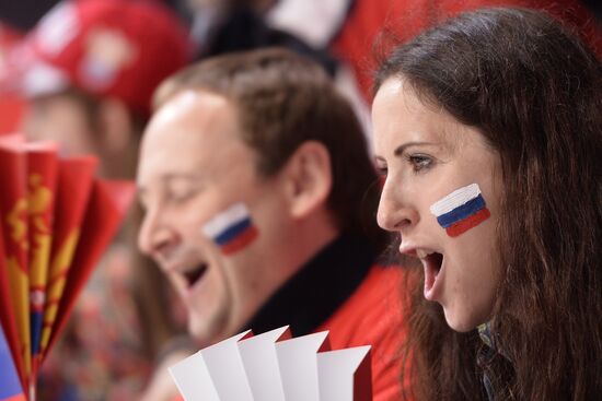 2016 IIHF World Ice Hockey Championship. Russia vs. Germany