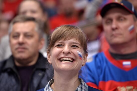 2016 IIHF World Ice Hockey Championship. Russia vs. Germany