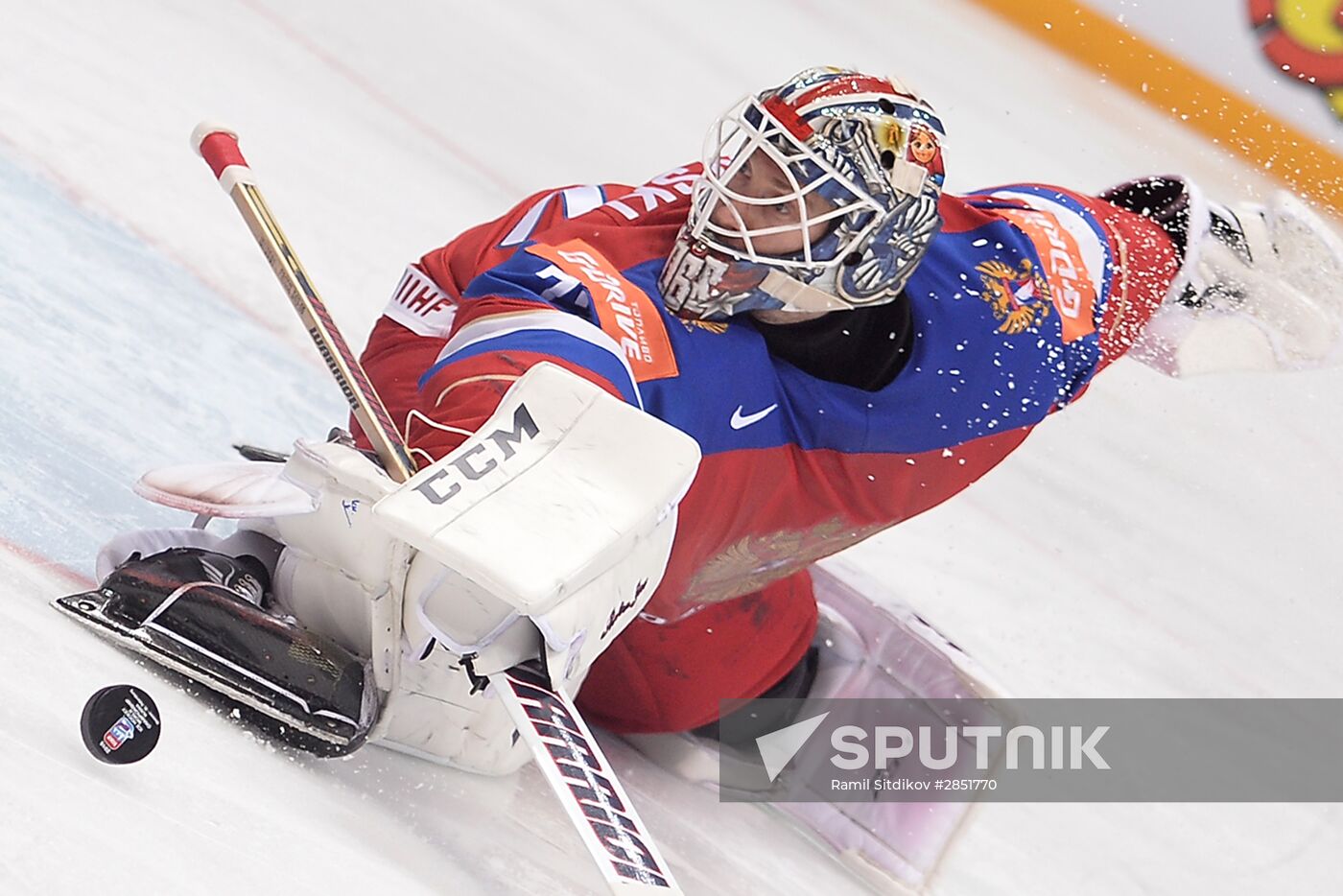2016 IIHF World Ice Hockey Championship. Russia vs. Germany