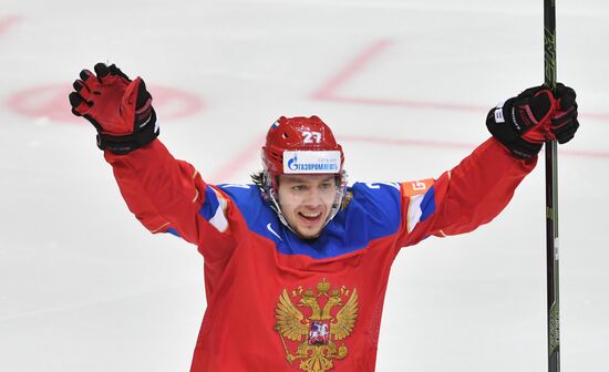 2016 IIHF World Ice Hockey Championship. Russia vs. Germany