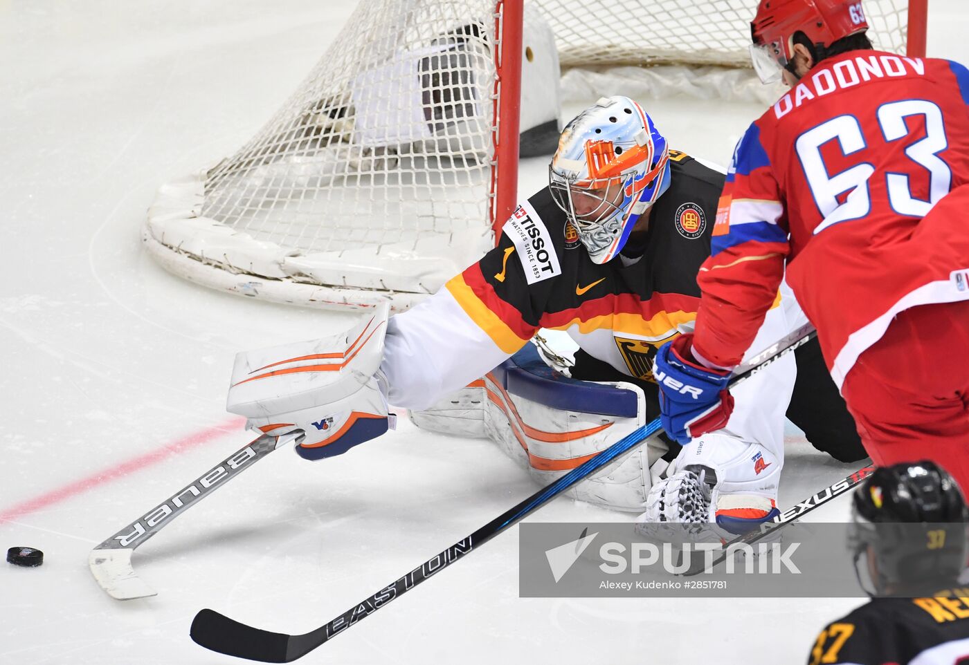 2016 IIHF World Ice Hockey Championship. Russia vs. Germany