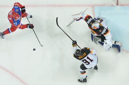 2016 IIHF World Ice Hockey Championship. Russia vs. Germany