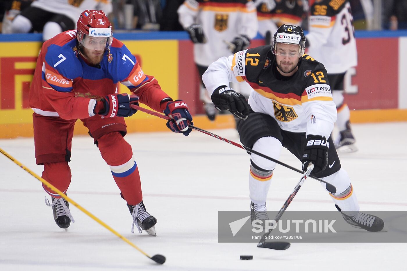 2016 IIHF World Ice Hockey Championship. Russia vs. Germany