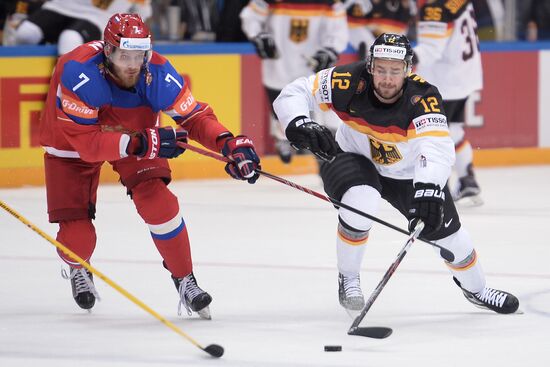 2016 IIHF World Ice Hockey Championship. Russia vs. Germany