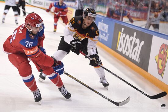 2016 IIHF World Ice Hockey Championship. Russia vs. Germany